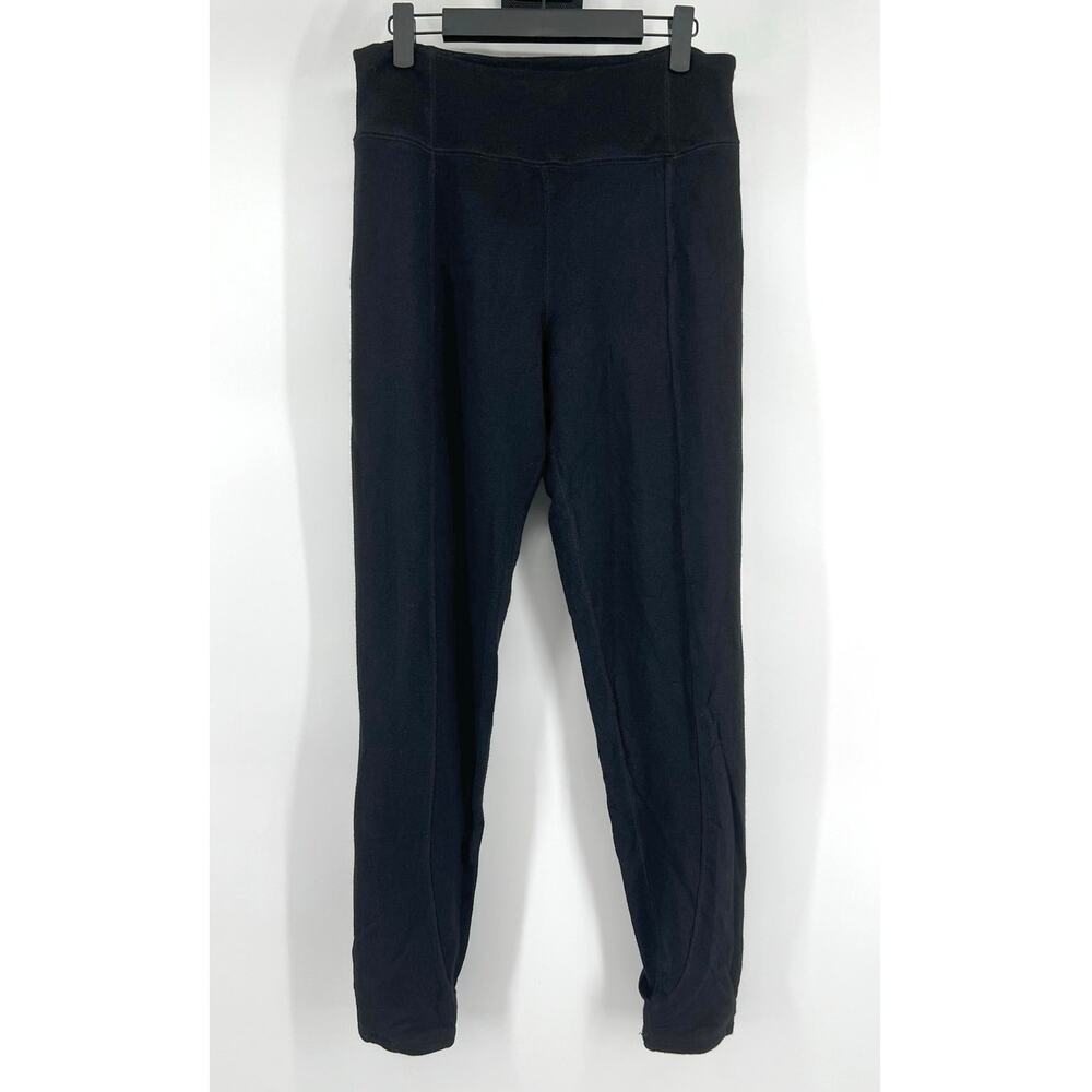 FP Movement Free People Black Side Slit Harem Yoga Pants Size Small